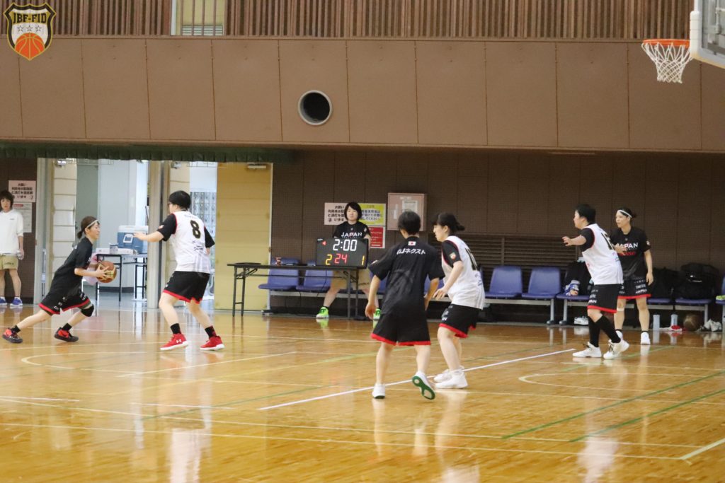 FID日本代表女子　3×3練習風景